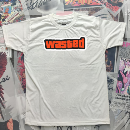 WASTED Graphic Cotton T-Shirt | Streetwear Regular Fit Tee for Men & Women