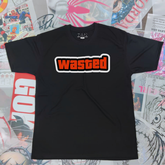 WASTED Graphic Cotton T-Shirt | Streetwear Regular Fit Tee for Men & Women